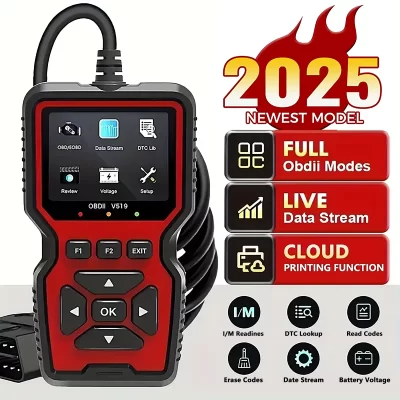 Carro obd2 scanner ferramenta de diagnóstico v519 multi-idioma obdii testador de tensão do carro scanner de código de falha do motor leitor de código do carro