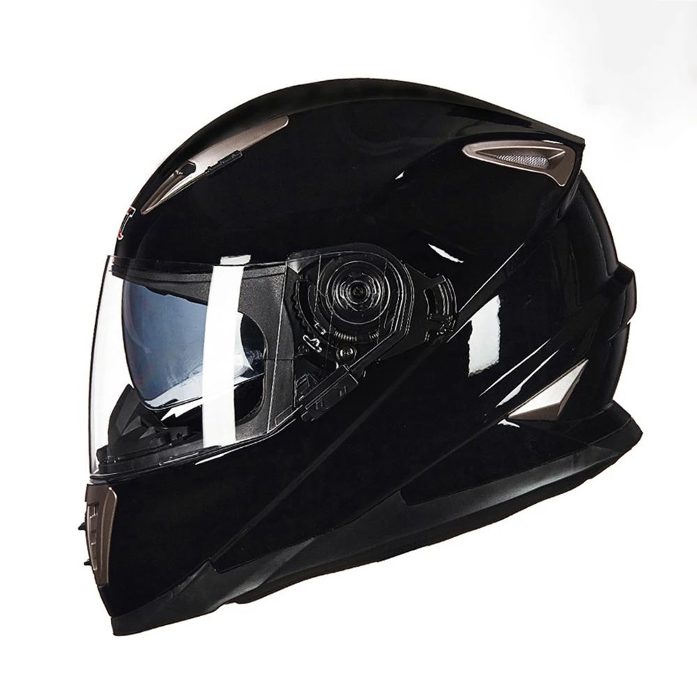 Capacete original de lente dupla, capacete de motocicleta, rosto inteiro, quatro estações, bicicleta, aprovado pela ece dot, feminino, masculino, proteção de segurança