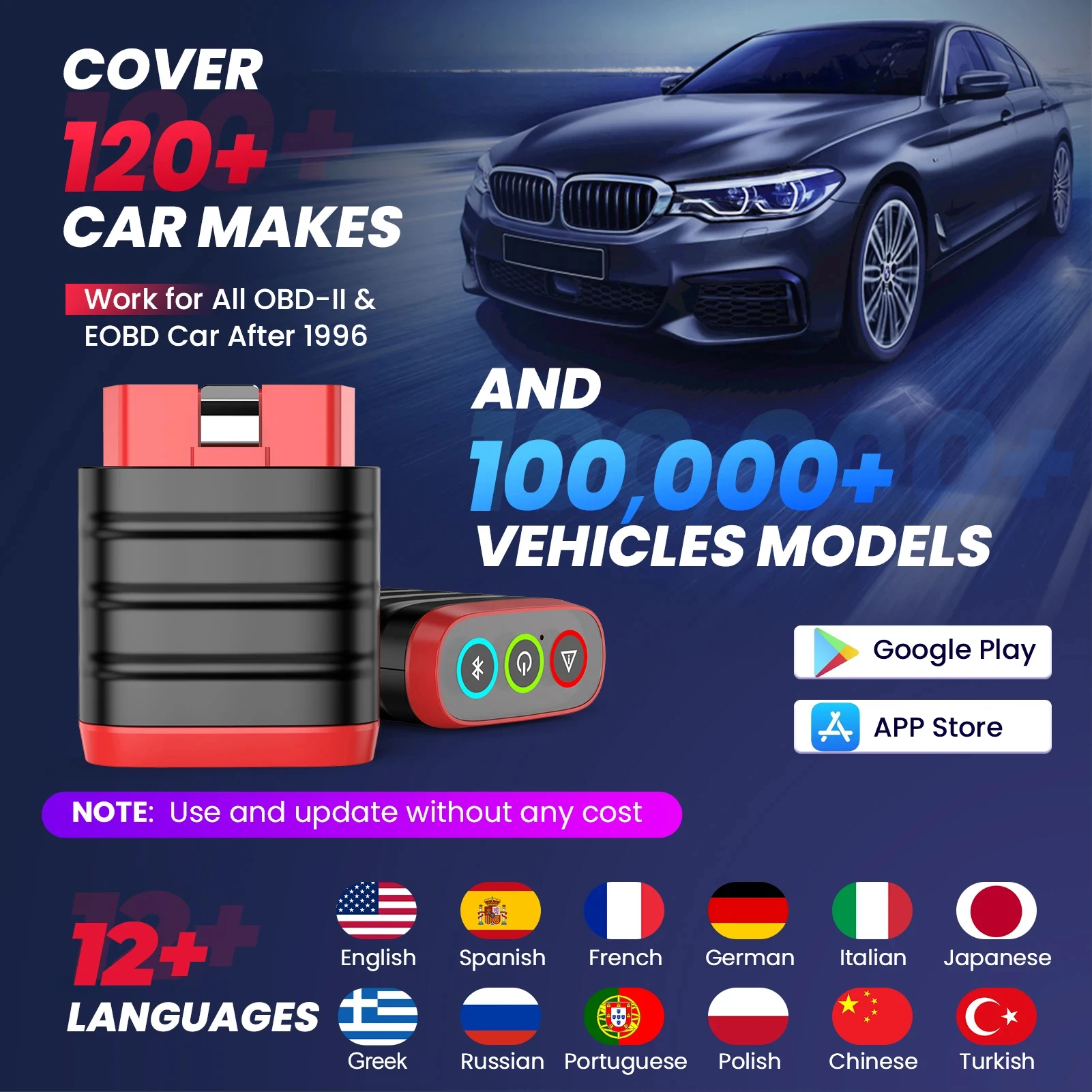 Thinkcar thinkdiag mini auto obd2 scanner sistemas completos diagnóstico todos os carros vitalício livre ferramentas de verificação de diagnóstico automotivo - Image 4