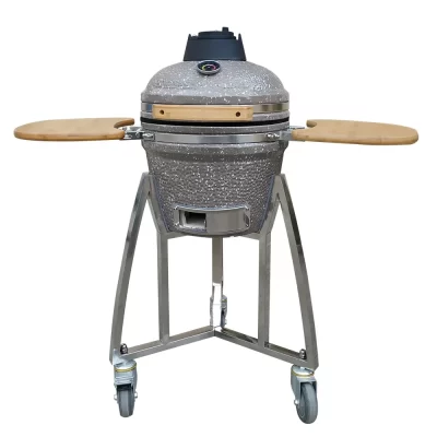 AUPLEX 15 16 Polegada Komodo Egg Grill Freestanding Barbecue de aço ao ar livre para fumante e assar para cozinhar
