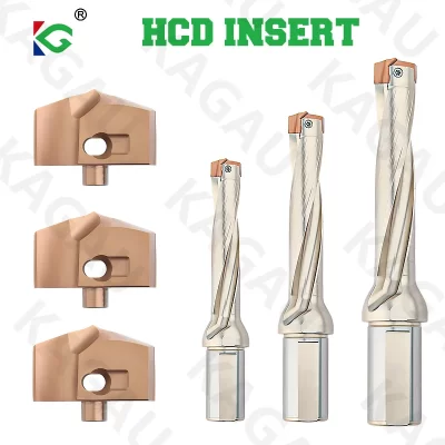 1pcs HCD carbide insert for JCD crown deep hole 3D 5D 8D 10D drill high precision efficiency Replacement for U drill