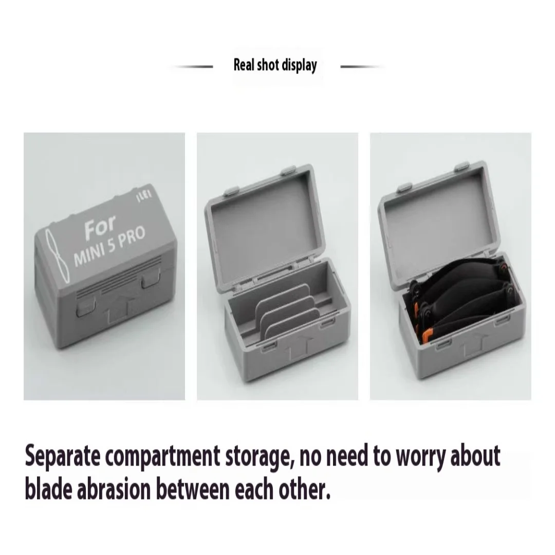 Suitable for DJI Mini 5 Pro Propeller Storage Box Hard Shell Anti Pressure Propeller Storage Protection - Image 2