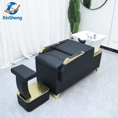 Xinsheng shampoo cabeça de cama spa camas bacia spa salão de beleza móveis barbeiro lavagem de cabelo espreguiçadeira equipamentos de corte de cabelo