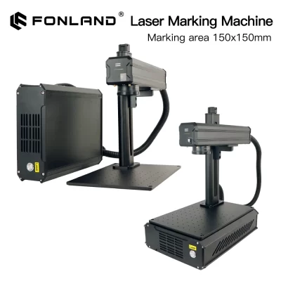 Fonland S5 Fiber Laser Marking Machine 20W Business Industrial Portable Engraver Engrave All Metal Jewelry Leather Plastic