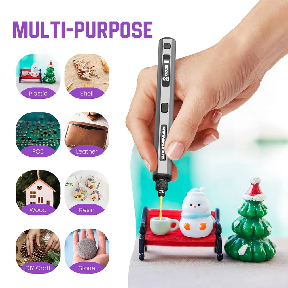 ARROWMAX Mini Furadeira Elétrica Ferramenta Rotativa Recarregável Furadeira Sem Fio para Artesanato Madeira Plástico Moeda de Alumínio Casa DIY SDS Ultra - Image 5
