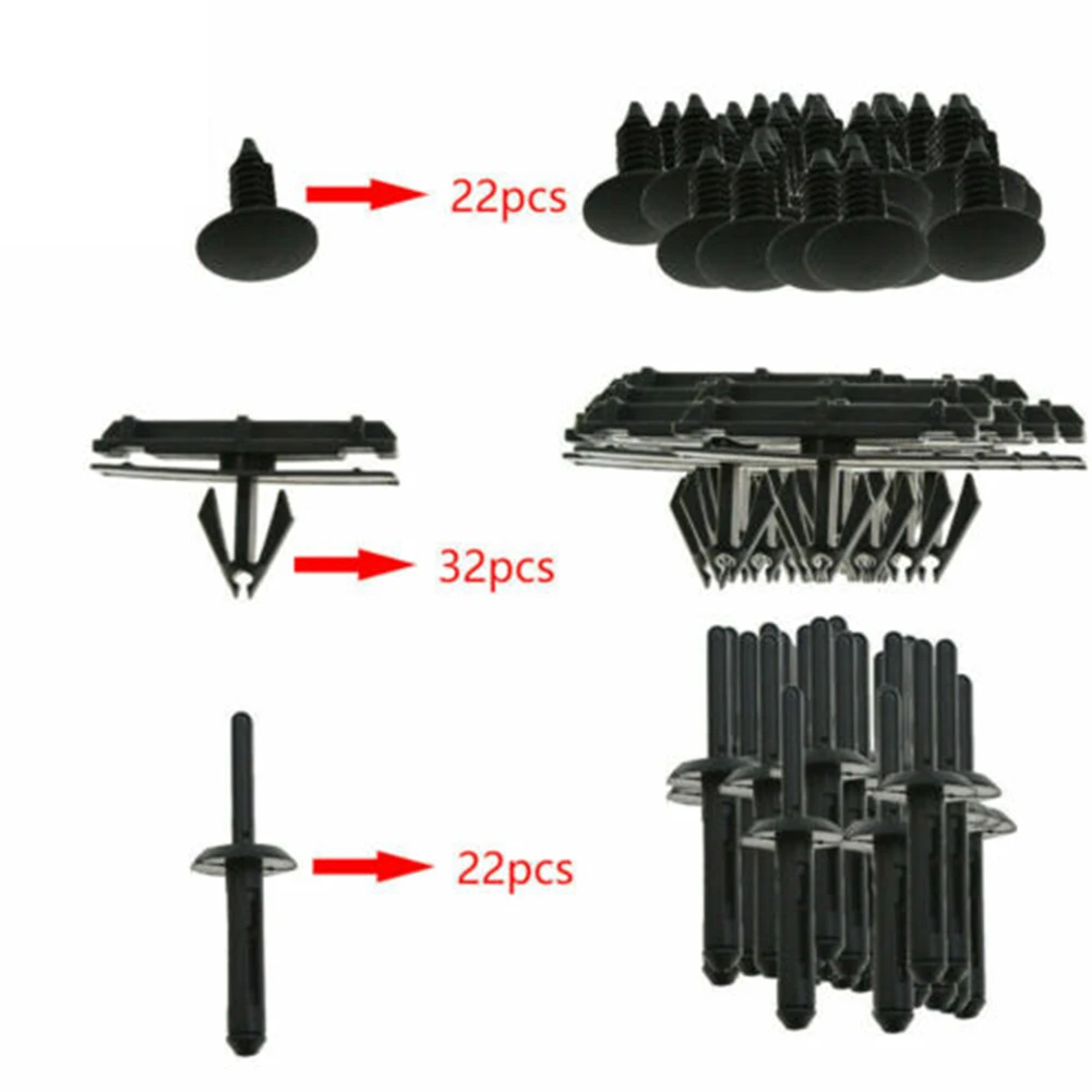 78 pçs completa fender flare kit de montagem de clipe de ferragem para jeep wrangler jk modelos 2007-2018 para jeep gladiator (jt) 2020 8109006 - Image 2
