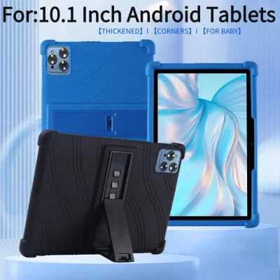 Para p37 versão global novo 10.1 Polegada tablets android octa núcleo [amigável para crianças] 4 cantos engrossar capa de silicone macio à prova de choque