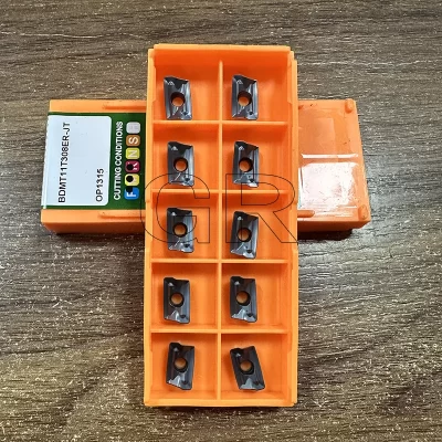 10PCS BDMT11T308ER-JT OP1315 / BDMT11T308ER-JT OP1215 BDMT 11T308 ER JT indexable CNC carbide Milling insert