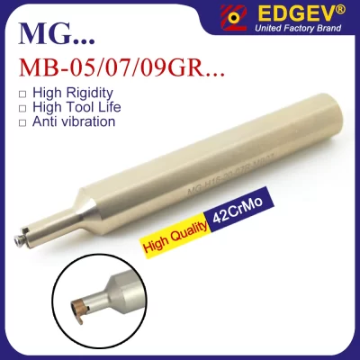 Mg h12 h16 cnc virgula ferramenta de slot de furo interno de pequeno diâmetro para cortador de ranhura interna mb 05gr 07gr 09gr 1.0 1.5 2.0 3.0 inserção
