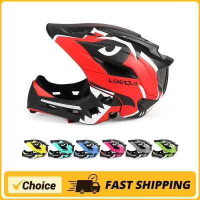 Capacete facial completo destacável para crianças, Capacete de segurança para ciclismo, skate, patinação de rolos, esportes, crianças