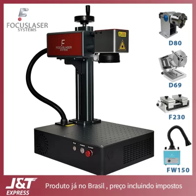 30W Raycus Fiber Laser Marking Machine Engraving Gold Silver Jewelry Brass Seal Marking Stainless Steel Cup Cutting Metal Card