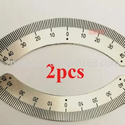 2pcs Milling Machine Parts 45° Degree Angle Plate Micrometer Scale For Bridgeport