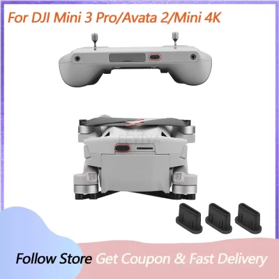 Capa de porta de carregamento de silicone para dji mini 3 pro/avata 2 tipo-c plugue de poeira para dji mini 4k acessórios de drone