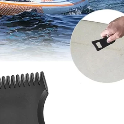 Pente de cera para prancha de surf, com chave de barbatana, removedor de cera para esportes aquáticos, skimboard, acessórios de surf