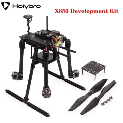 Kit de desenvolvimento Holybro X650 com GPS Pixhawk 6C M10 433 MHz/915 MHz ou Pixhawk 6X M10 GPS 433 MHz/915 MHz para peça de drone RC FPV