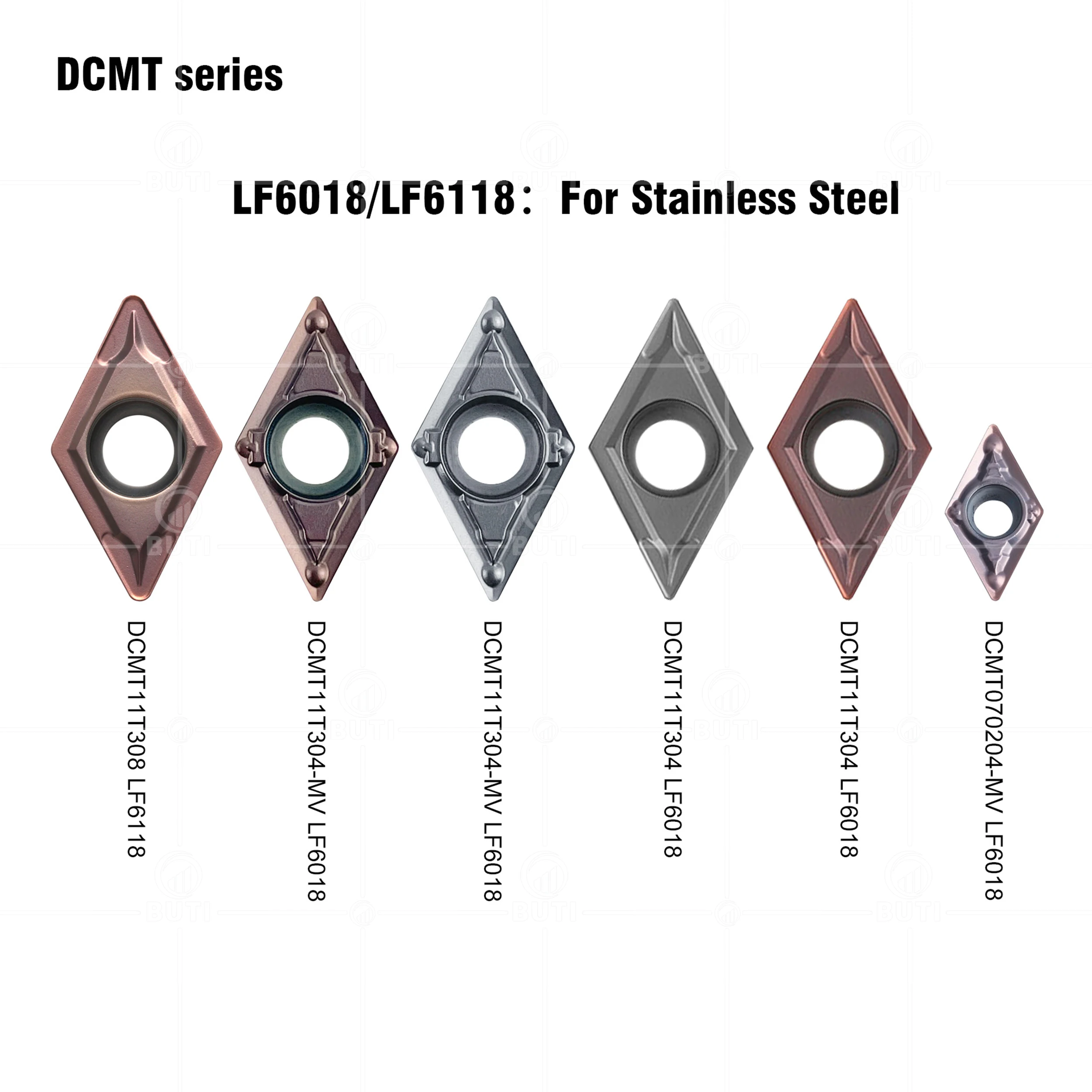 DESKAR 100% DCMT original 070204 DCMT 070208 -MV DCMT11T304 DCMT11T308 LF6018 Cortador de torno CNC Inserções de metal duro Ferramenta de torneamento - Image 5