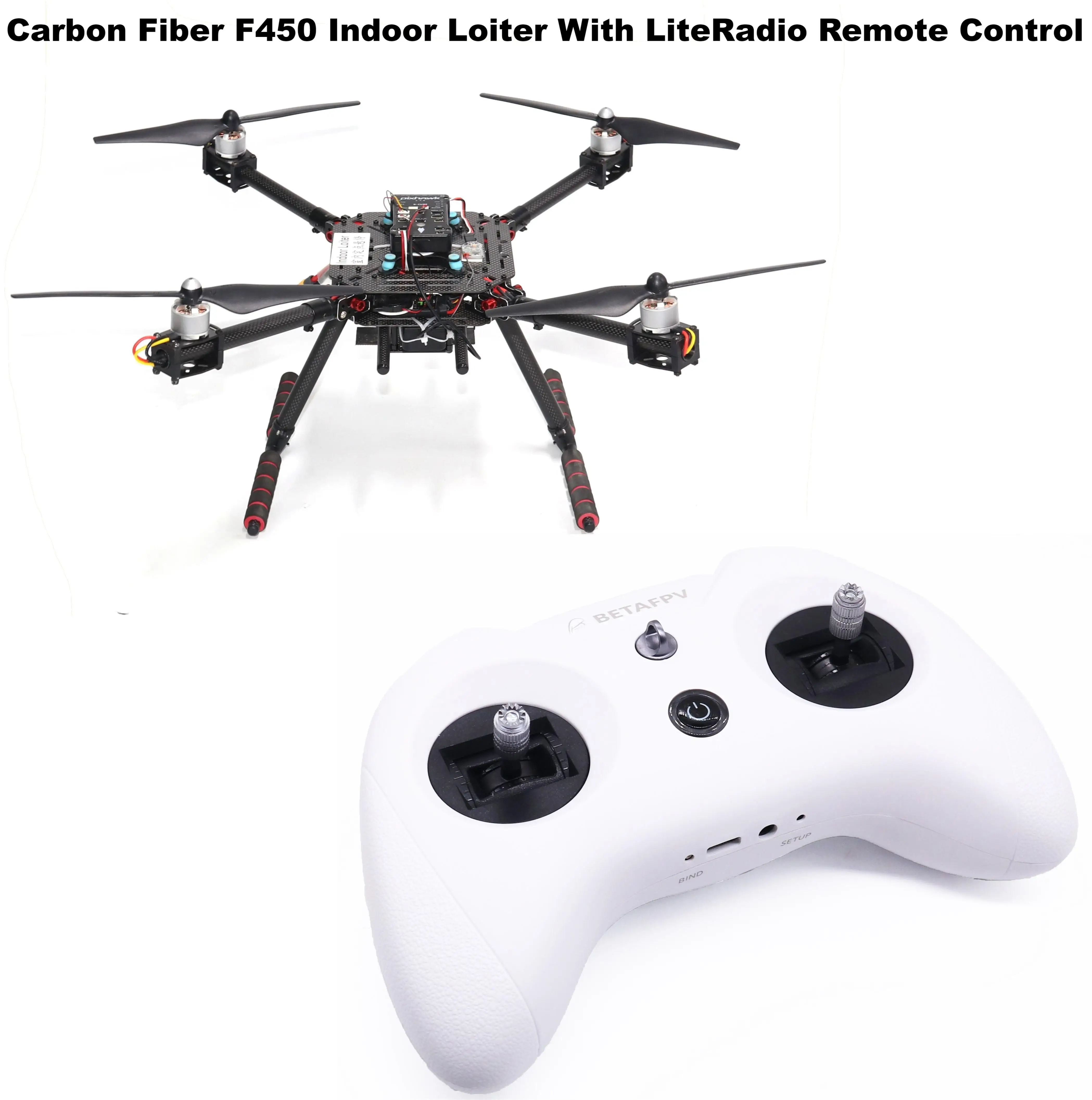 B-CUBE PIXHAWK2.4.8 Controlador de vôo Loiter interno Lidar fluxo óptico F450 Fibra de carbono Ardupilot ArduCopter