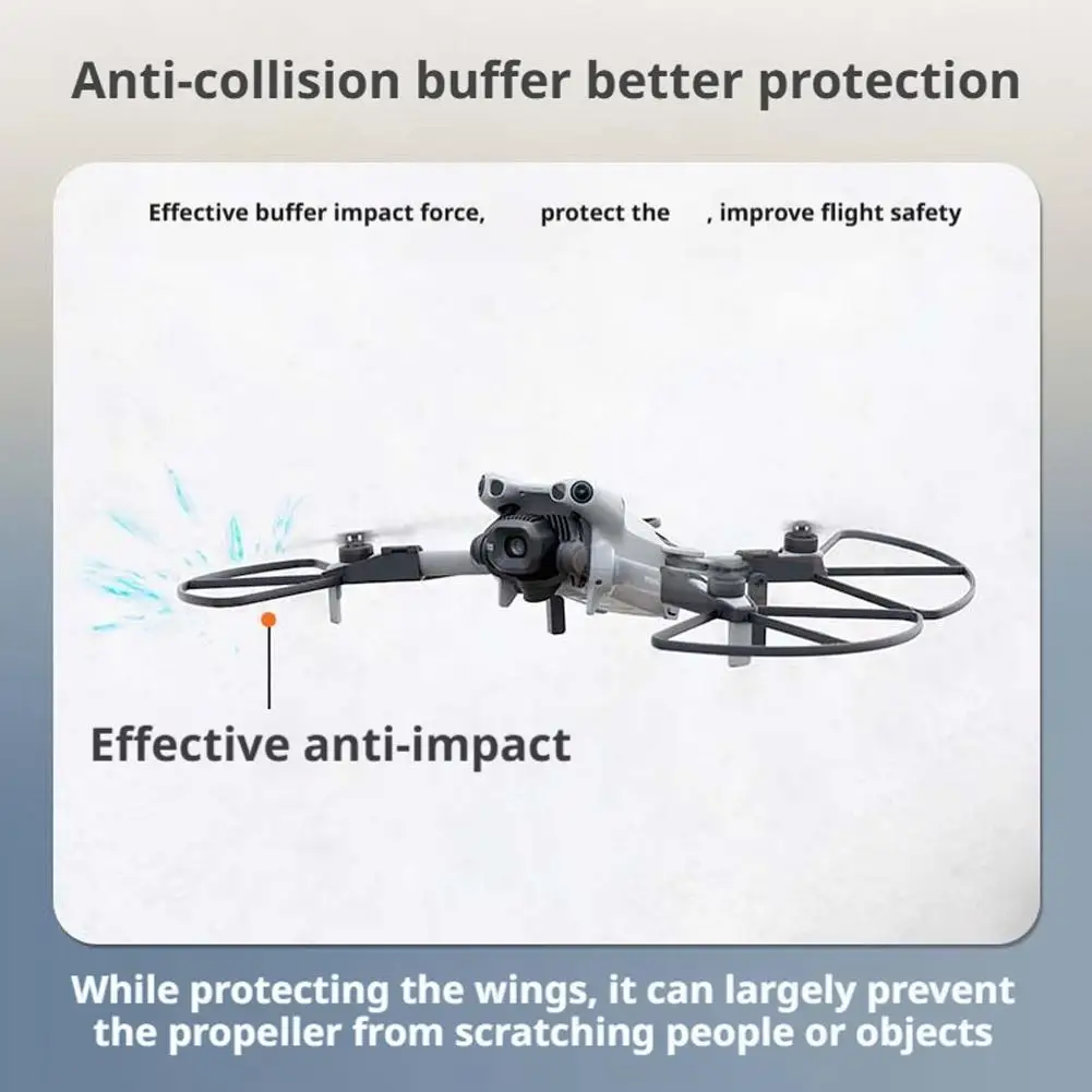 For DJI MINI 5 PRO Drone Propeller Blade Lightweight Crash Guard Cover Heighten Landing Gear for Mini 5 Pro Drone Protector