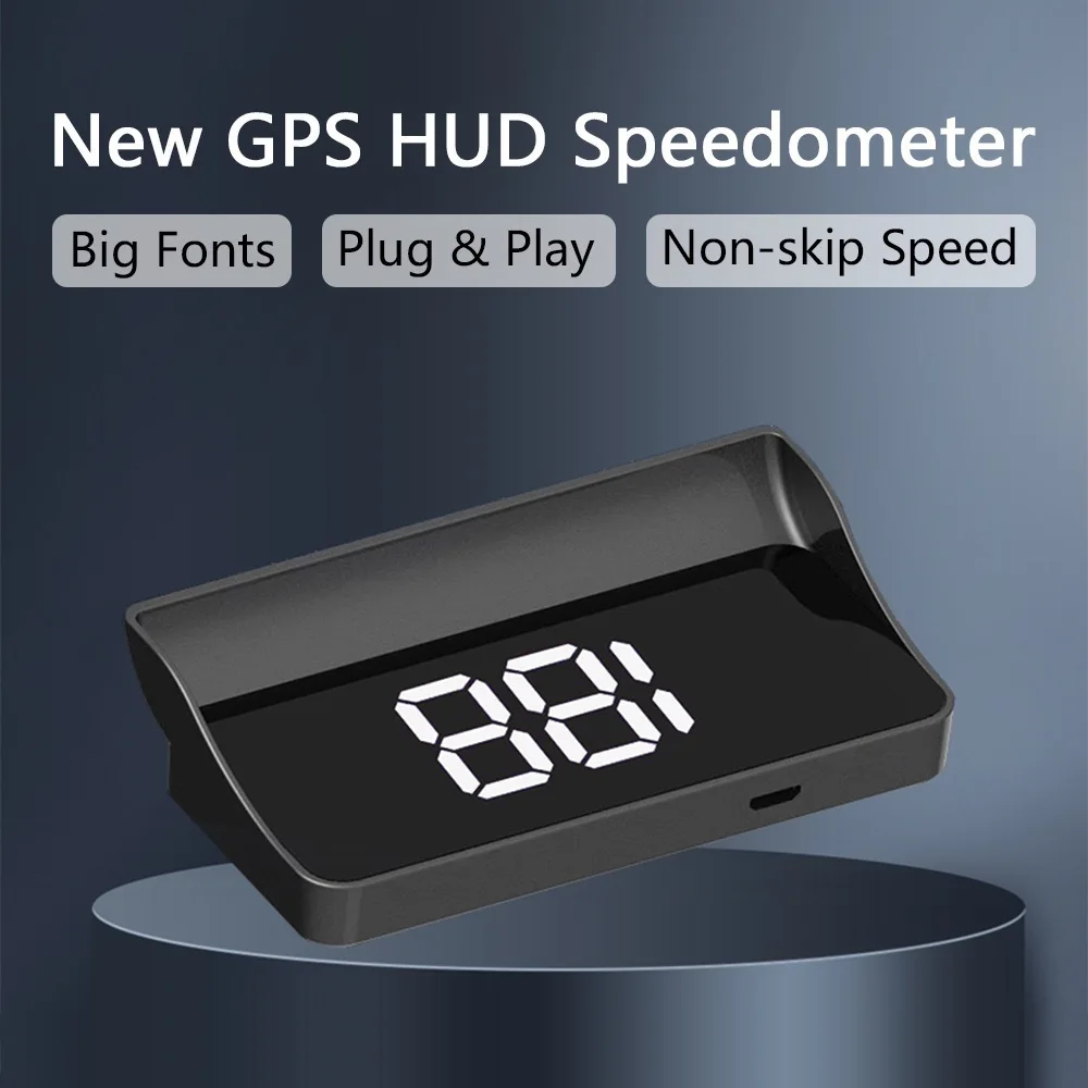 V9 car high-definition display KMH digital HUD windshield projection suitable for all automotive electronic components - Image 2