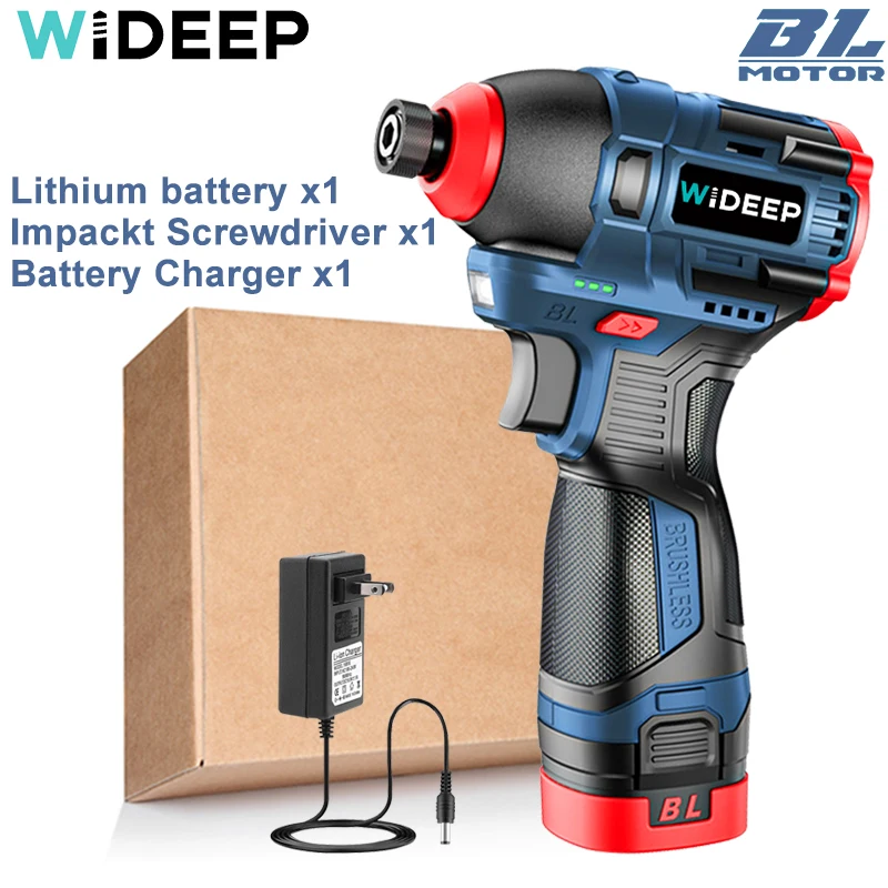 200N.m 16.8V Furadeira elétrica sem escova Chave de fenda Driver de impacto Furadeira sem fio Ferramentas elétricas multifuncionais domésticas
