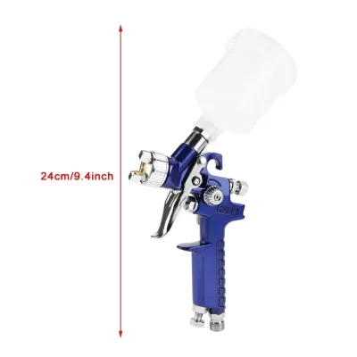 Mini pistola pneumática profissional com bico de 0,8/1,0 mm 125 ml - para pintura e reparo de carros