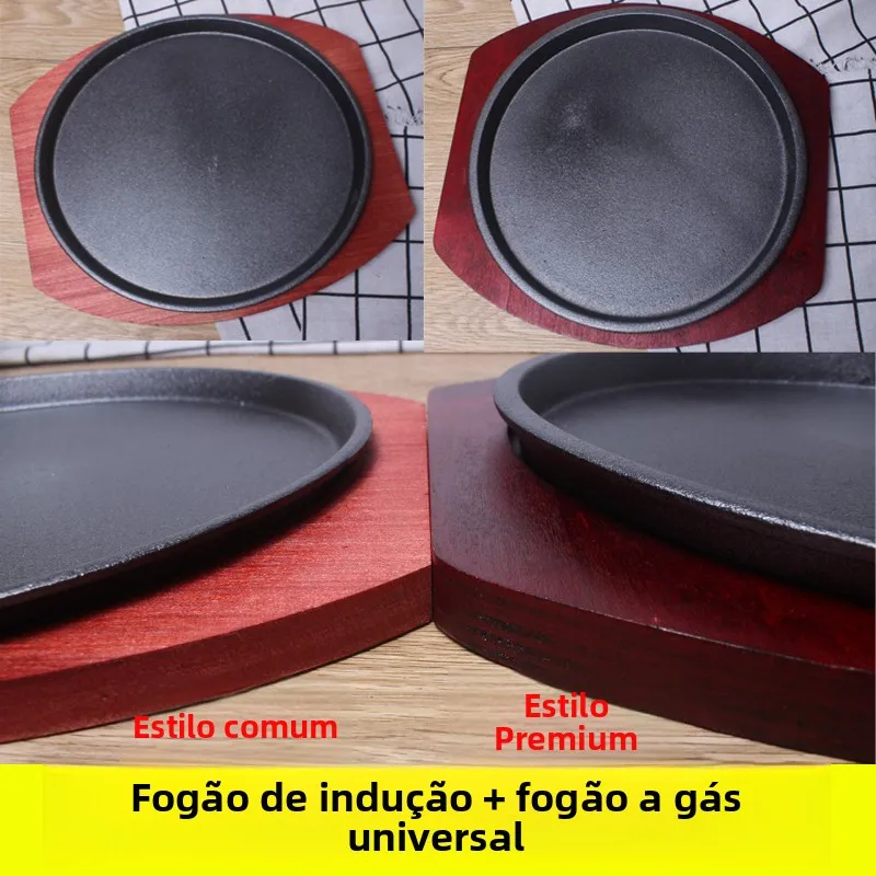Panela Retangular de Ferro Fundido para Churrasco em Casa, Panela em Forma de Peixe para Cozinha Comercial, Utensílios de Coz... - Image 4