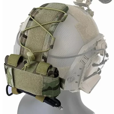 Bolsa de bateria capacete tático mk1 contrapeso bolsa capacete nvg bateria equilíbrio saco de peso capacetes acessórios