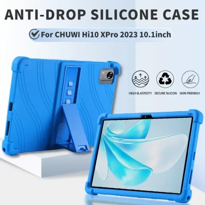 Para chuwi hi10 xpro 2023 10.1 "tablet capa à prova de choque tablet crianças macio android 13 tablet silicone suporte escudo protetor