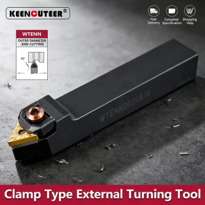 WTENN1616 WTENN2020 WTENN2525 WTENN3232 External Turning Tool WTENN Lathe Bar Turning Holder CNC Cutting Tool Cutter Bar