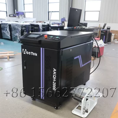 Handheld Fiber Laser Welding/Cutting/Cleaning Economical 1.5KW Acctek Laser 3-in-1 Lazer Welder Machine for Stainless Steel AL