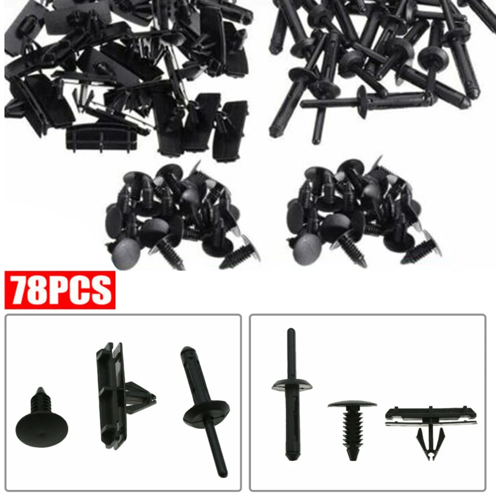78 pçs completa fender flare kit de montagem de clipe de ferragem para jeep wrangler jk modelos 2007-2018 para jeep gladiator (jt) 2020 8109006 - Image 4
