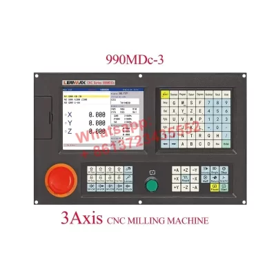 Controlador de torno CNC 990TDC 2 3 4 eixos pulso valor absoluto programação de código G pode substituir Guangshu Kandi