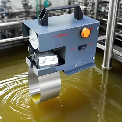 220V Portable Mini Oil Skimmer Oil-Water Separator Machinefor CNC Coolant Tank Industrial Steel Belt Lathe Fluid Degreasing