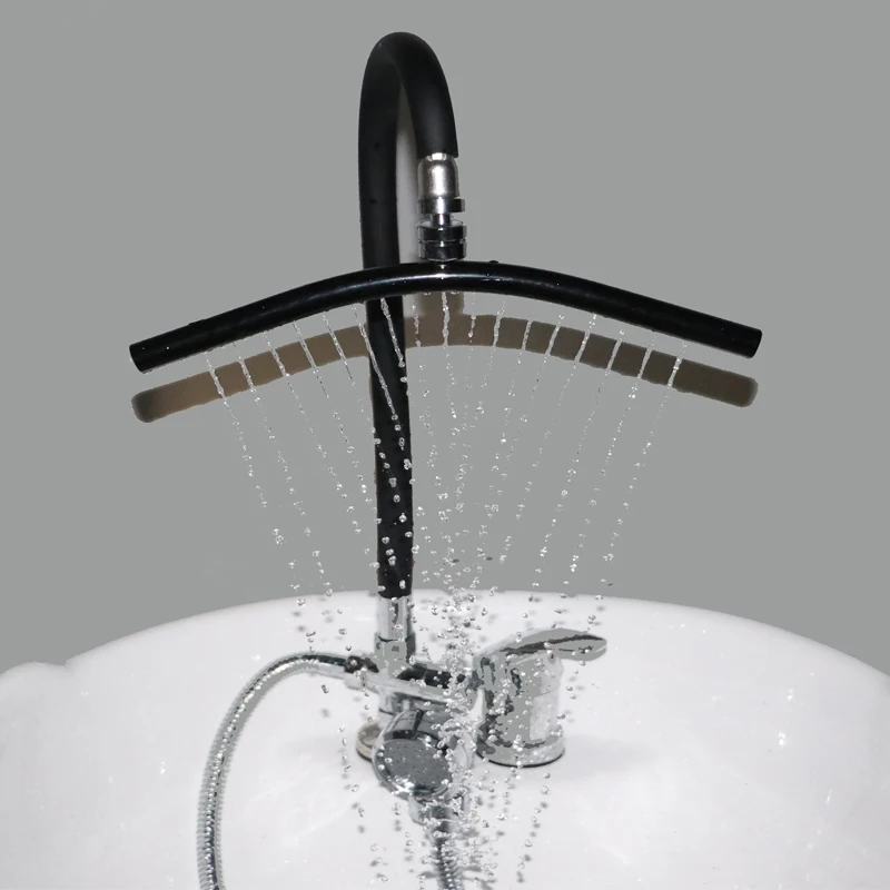 Cabeça de luxo spa circulação de água dobra chuveiro para barbearia salão de beleza do cabelo cerâmica moderna para cama de jantar - Image 3