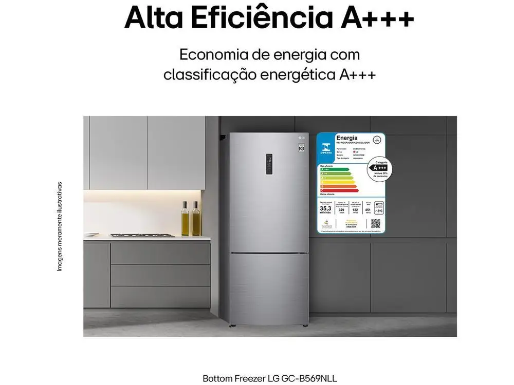 LG Frost Free Smart Inverse Refrigerator/Cooler-110V - Image 3