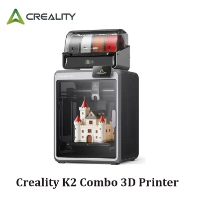 Impressoras 3D Creality K2 Combo com CFS, câmera dupla, velocidade de impressão de 600 mm/s, volume de impressão 260 * 260 * 260 mm