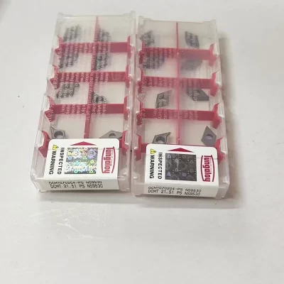 DCMT070202-PS NS9530 /DCMT070204-PS NS9530 /DCMT070208-PS NS9530 CNC ferramenta de torneamento lâmina inserções de carboneto 10 peças