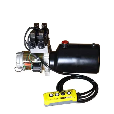 12V24V Hydraulic Power Unit Assembly Miniature Single Bidirectional Hydraulic Pump Station Electric Lift Platform Hydro-cylinder