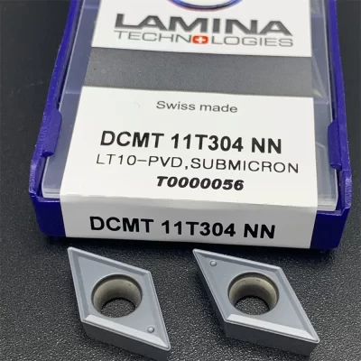 10pcs LAMINA DCMT 11T304 NN LT10 CNC inserção de fresagem de metal duro DCMT11T304 NN LT10-PVD