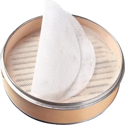 4 pçs silicone esteira de vapor reutilizável forro de papel de vapor redondo dim sum malha antiaderente almofada de malha para pães bolinho de cozimento pastelaria