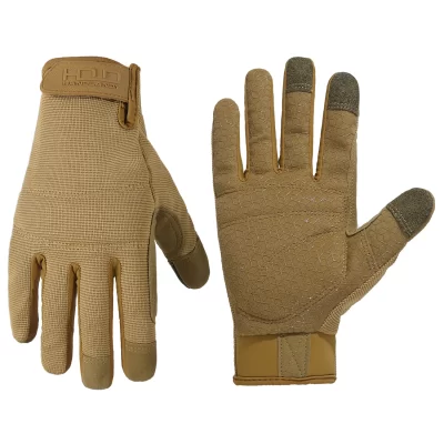 Luvas de trabalho HANDLANDY, luvas de trabalho para mecânico utilitário, tela sensível ao toque antiderrapante, luvas de trabalho flexíveis para quintal de vida Daliy
