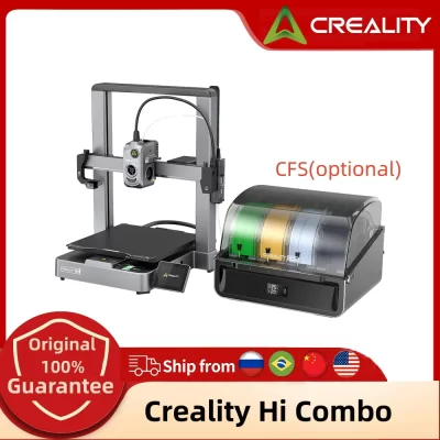 Creality hi combo impressora 3d 500 mm/s multi cor impressora 3d auto-nivelamento filamento automático leitura extrusora livre de tamancos