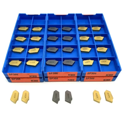 Sp200 sp300 sp400 pc9030 nc3020 nc3030 inserções de carboneto com fenda corte e ranhura ferramenta de metal ferramenta de torno ferramenta de torneamento de ranhura