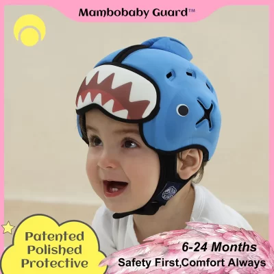 Mambobaby guarda dropshipping 1 seguro anti-choque capacete do bebê protetor de cabeça da criança chapelaria infantil aprender crawl caminhada para colisão queda