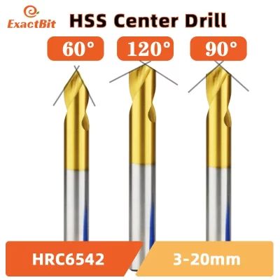 HSS 60 90 120 Degree NC Spot Drill Stub Spotting Location Center Drill Bit Prepare Guide Pilot Hole Chamfer Machine Tool
