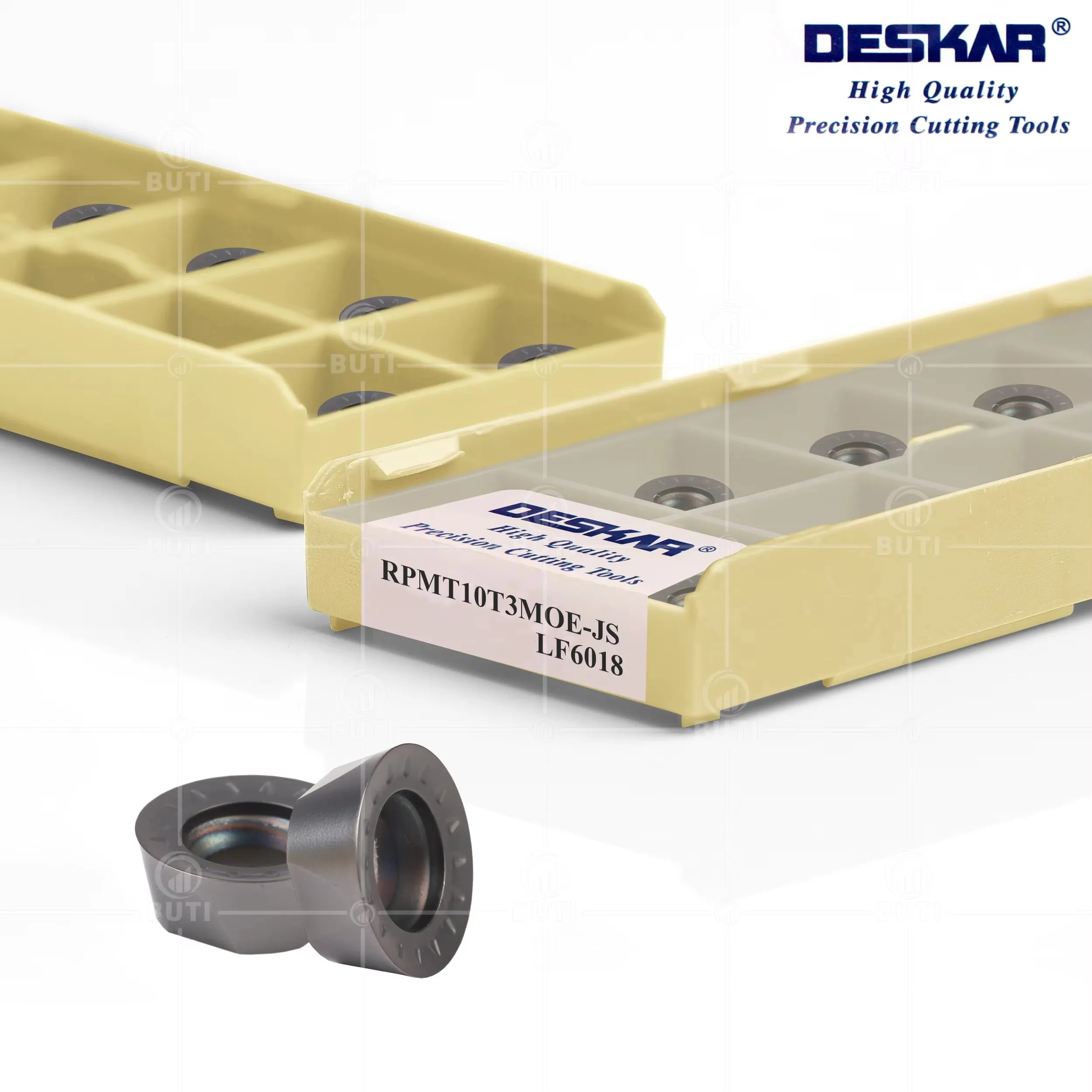 Deskar 100% original rpmt08t2 rpmt10t3 RPMT1204MOE-JS lf6018 ferramenta de torno cnc de alta qualidade inserção de carboneto peças de ferramentas de corte de torno - Image 2