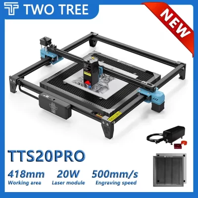 Nova máquina de gravação a laser 160w TTS-20pro esp32 controle mestre vários materiais diy madeira gravador a laser máquinas corte