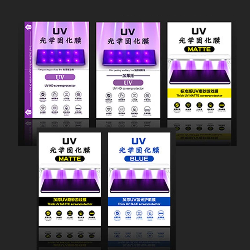 phone optical UV protective film,explosion-proof privacy curing film,UV hydrogel protector,Tempered glass for plotter machine