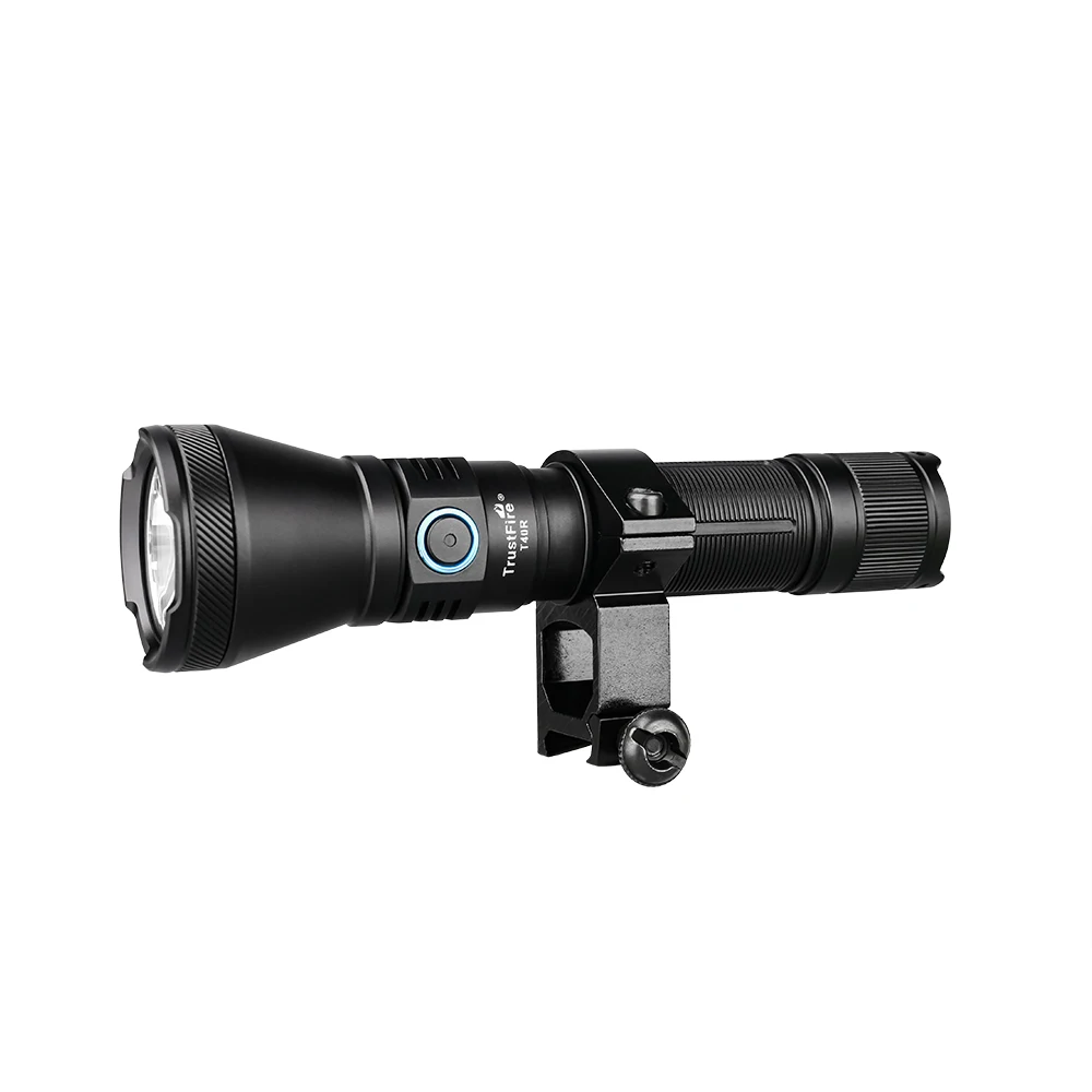 Trustfire T40R Tactical Rechargeable lamp 1800Lumen 550Meter Beam Range Led Flashlight with Usb Charging Self-defense IP68 Torch - Image 6
