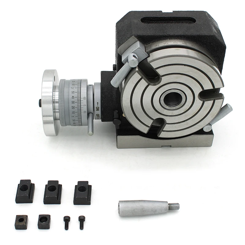 HV4 diameter 110mm vertical and horizontal milling machine horizontal vertical rotary table high precision - Image 2
